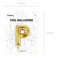 Vorschau: Folienballon P gold 35cm