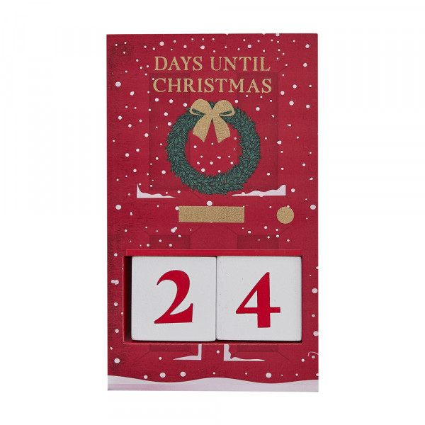 Holz Weihnachts-Countdown Kalender 2