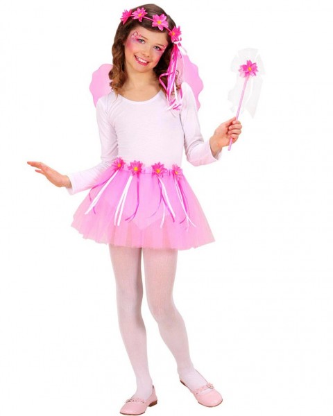 Pinke Feen Blumen Set 3