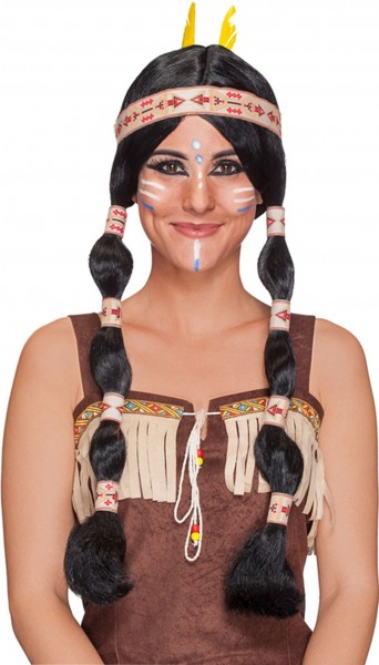 Cholena Indianer Braut Perücke