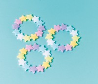 Bezaubernde Stern Armbänder Bunt 12 Stück