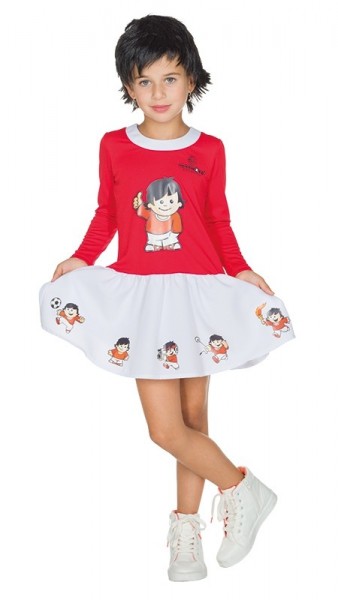 Lustiges Mainzelmännchen Firtzchen Kleid Für Kinder