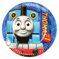 8 Pappteller Partytime Thomas+Friends 18cm