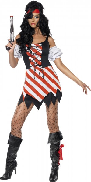 Abenteuerpiratin Silja Damenkostüm 3