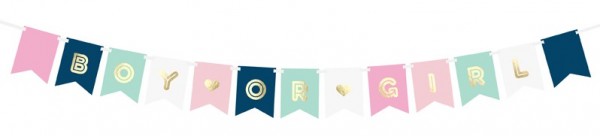DIY Baby Boy or Girl Girlande 1,75m