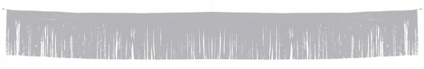 Fransengirlande Lametta silber 6m