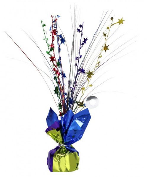 Bunte Sternfontäne Ballongewicht