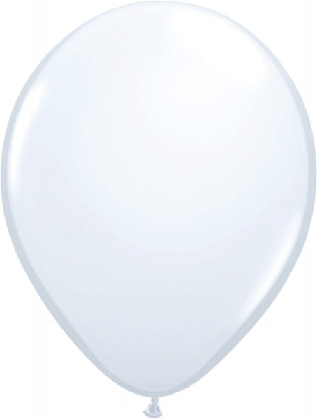 100 Ballons Alaska weiß 30cm
