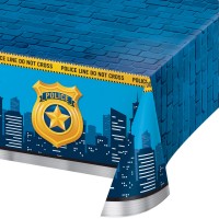 Polizei Revier Tischdecke 2,59 x 1,37m