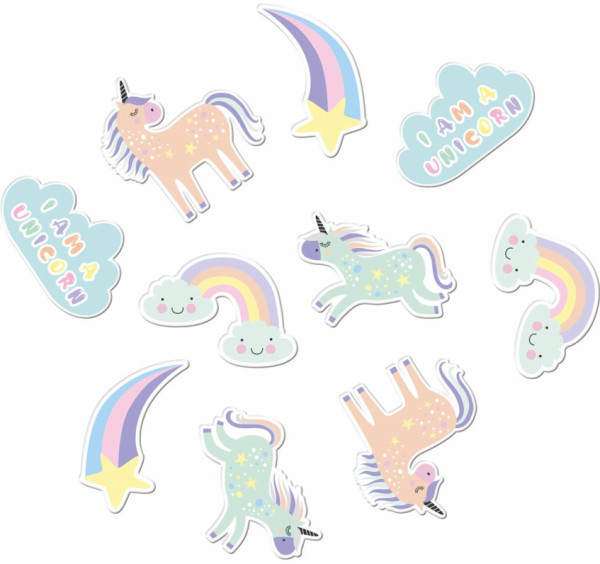 Glady Unicorn Streudeko 45-teilig