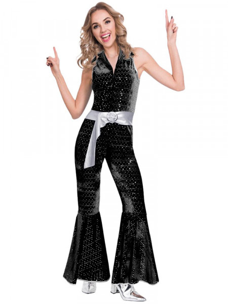 Black Disco Diva Bonny Damenkostüm
