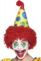 Rote Clowns Perücke Mit Hut