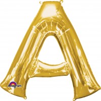 Buchstaben Folienballon A gold 86cm