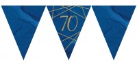 Luxurious 70th Birthday Wimpelkette 3,7m