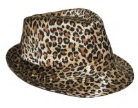 Eleganter Leoparden Hut
