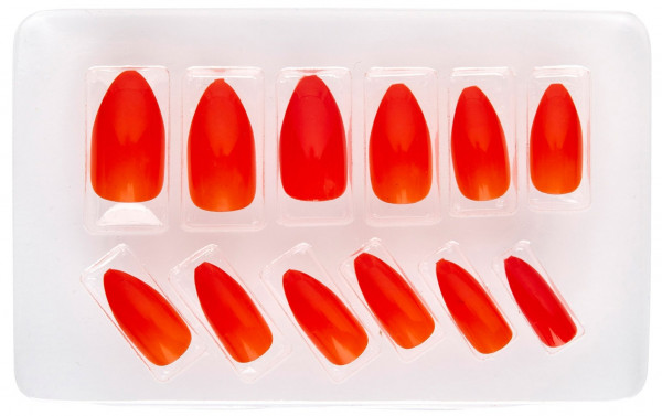 Ramona Rot Fingernägel 12er Set 2