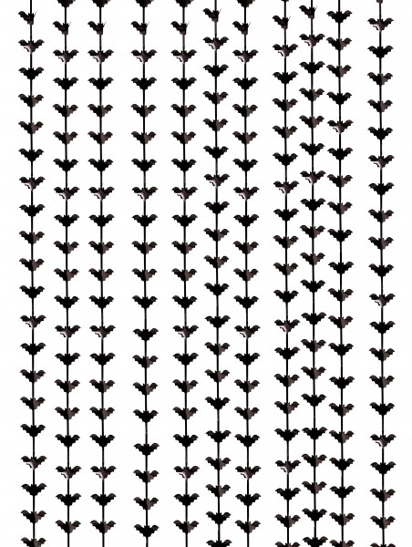 Creepy Castle Fledermaus Vorhang 1,2 x 2m