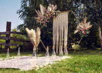 Vorschau: Makramee Boho Hänger 94,5cm x 1,71m