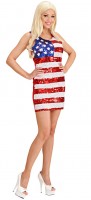 Funkelndes Miss USA Paillettenkleid