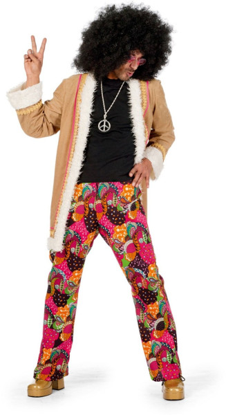 Psychedelisches Hippie Herrenkostüm