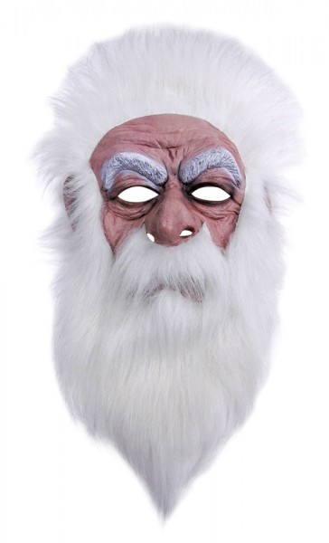 Gruseliger Zauberer Merlin Maske Mit Haaren