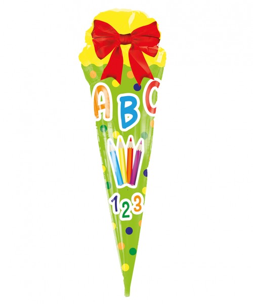 XXL Folienballon Schultüte 43cm x 1,05m