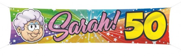 Sarah Celebration Banner 1,8m x 40cm