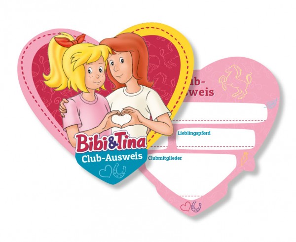 6 Bibi und Tina Club-Ausweise