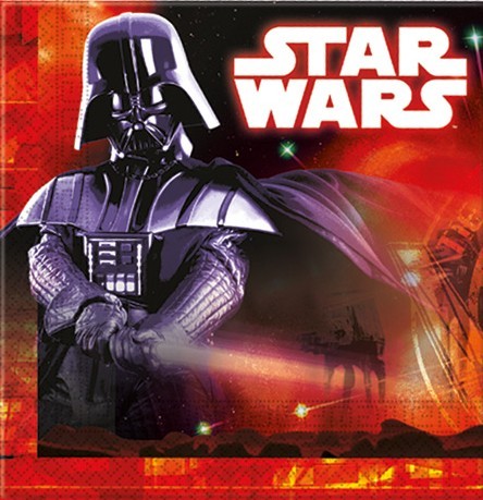 20 Star Wars Dark Side Servietten 33cm