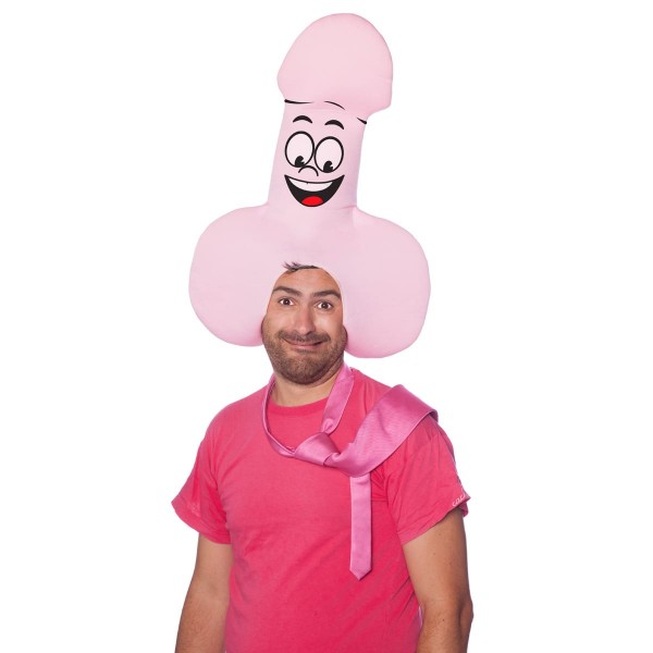 Schaumstoffperücke Grinse-Penis