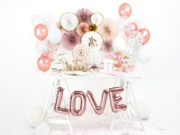 Folienballon L roségold 35cm