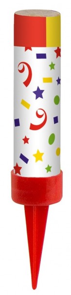 5 Tischfeuerwerk Konfetti Party 6cm