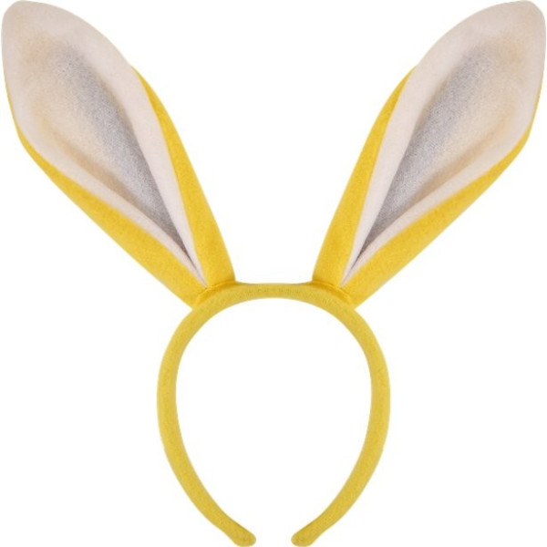 Hasenohren Haarreif gelb