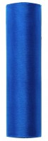 Organza Stoff Julie royalblau 9m x 16cm
