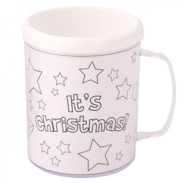 Christmas Becher zum Bemalen