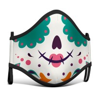 Vorschau: Mund Nasen Maske Calavera für Kinder