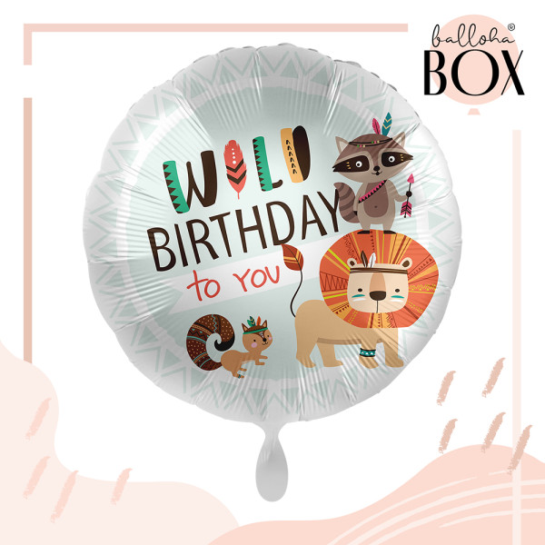 Balloha Geschenkbox DIY Wild Birthday XL