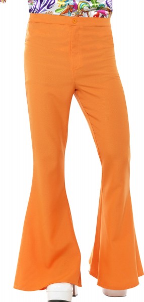 70er Jahre Hippie Schlaghose Herren Orange