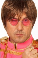 Wilde 70er Hippie Brille Pink