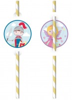 8 Prinzessin & Ritter Strohhalme