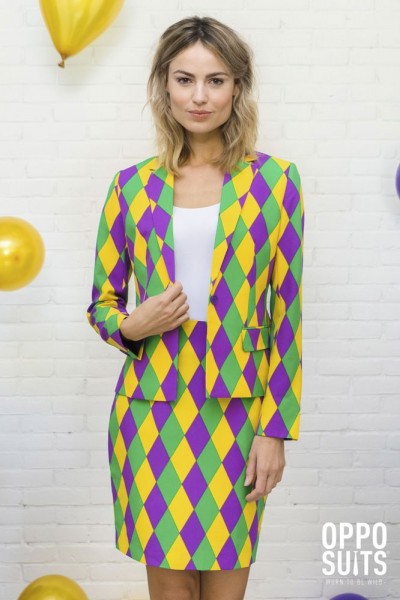 OppoSuits Partyanzug Harlequeen