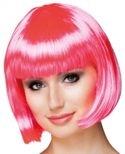 Pinke Bob Perücke Candylove