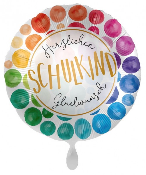 Glückwunsch Schulkind Folienballon 43cm