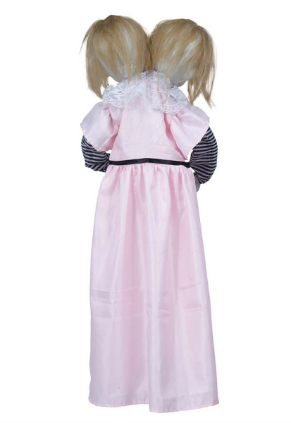 Zweiköpfige Horrorpuppe animiert 100cm 3