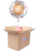 Glückwunsch Folienballon Soft Dots 45cm