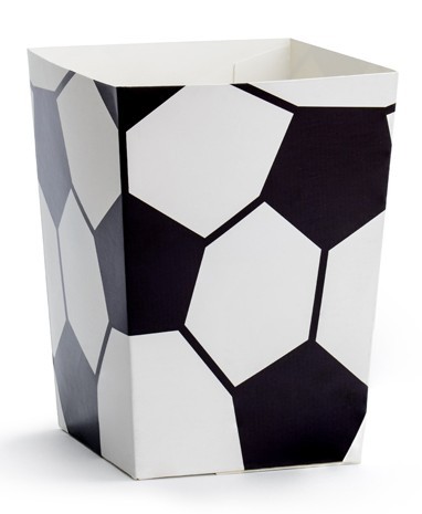 6 Fußball Snack Boxen Kick it 7 x 7 x 12cm
