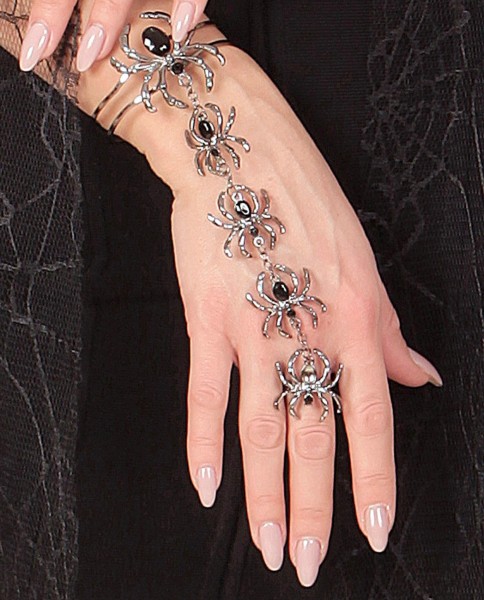 Gilda Spinnen Armband Mit Ring 2