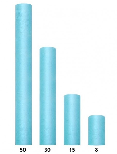 Tüll Stoffballen Carribean Sea 9m 3