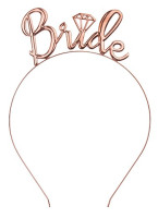 Roségoldener Bride Haarreif