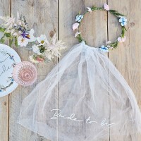 Boho Wedding Bride to be Haarkranz